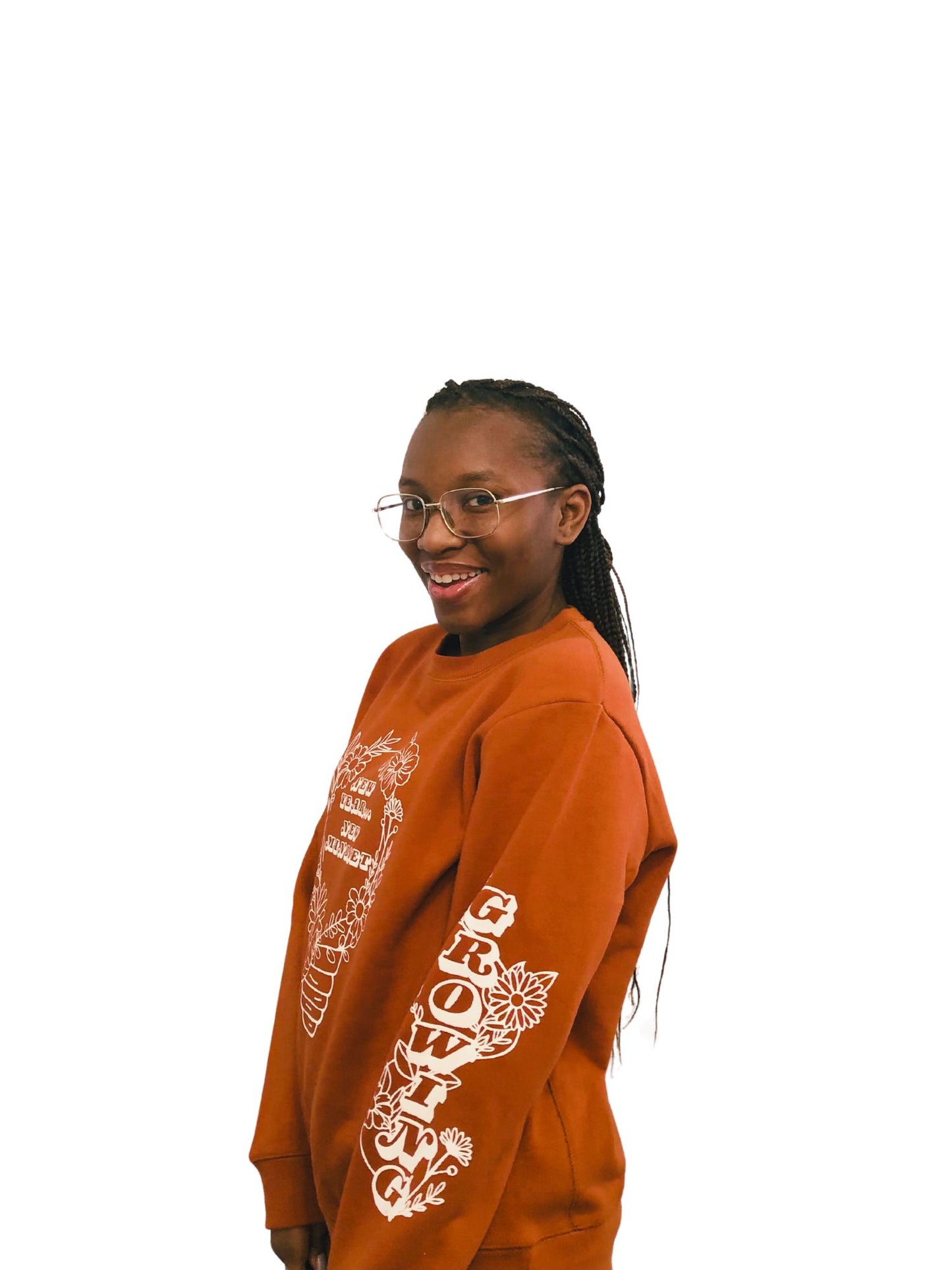 New Year New Mindset Crewneck - Clay