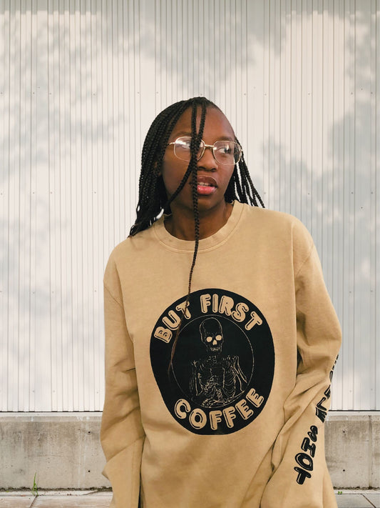 But First Coffee Crewneck