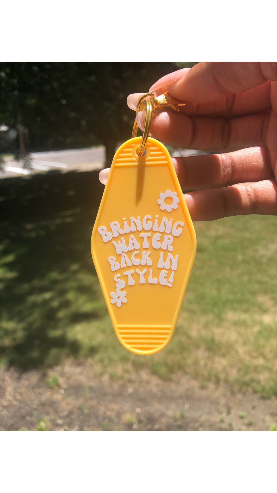 Retro Motel Keychain